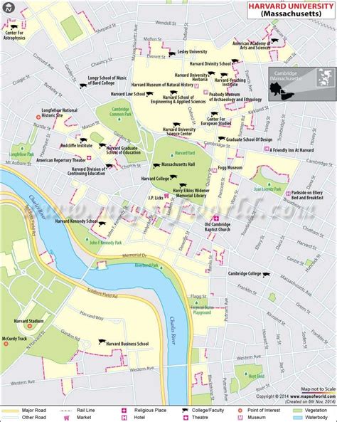 Harvard University Map | Where is Harvard University