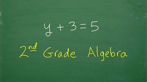 2nd Grade ALGEBRA – Remember? - YouTube