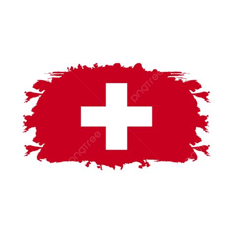 Switzerland Flag Transparent Background Design Hd Images, Switzerland Flag Brush, Switzerland ...