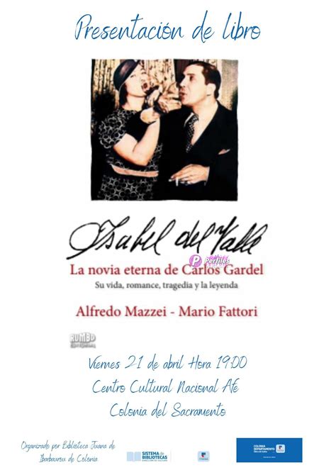 Presentación del libro "Isabel del Valle: La novia eterna de Gardel, su vida, romance, tragedia ...