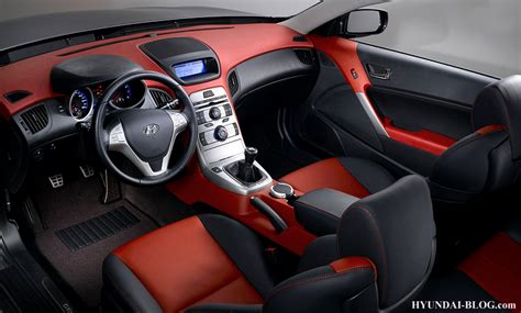 Official interior images of the 2010 Hyundai Genesis Coupe