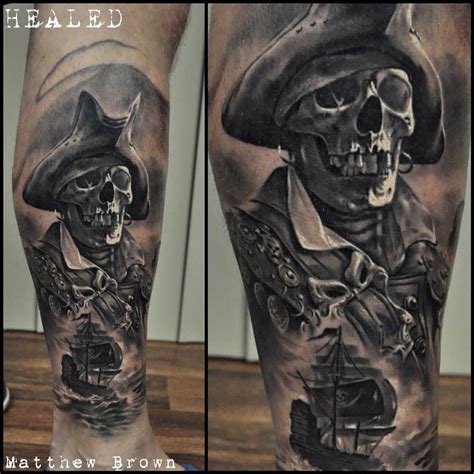 Skeleton pirate by Venom Ink Tattoo. | Pirate tattoo, Pirate tattoo ...