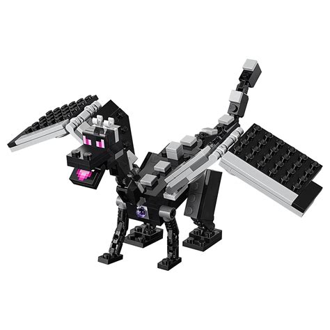 LEGO Minecraft The End Battle 21151 Ender Dragon Building Kit includes Dragon Slayer and ...