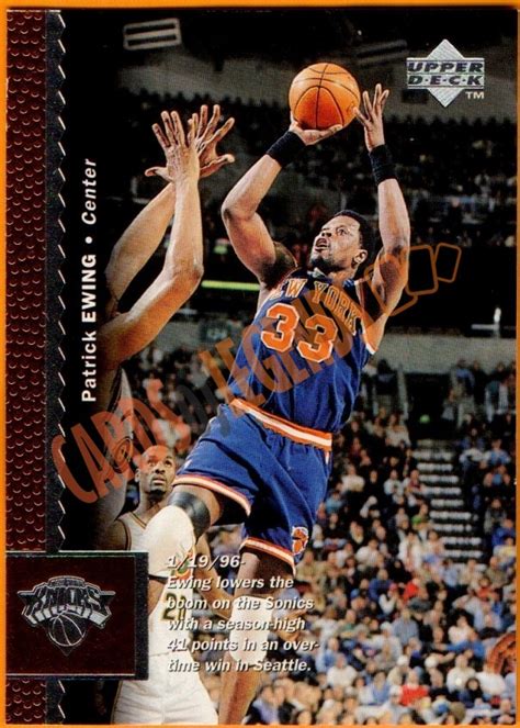 Patrick Ewing 1996 – www.cardsoflegends.com