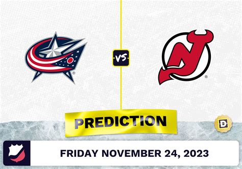 Blue Jackets vs. Devils Prediction and Odds - November 24, 2023