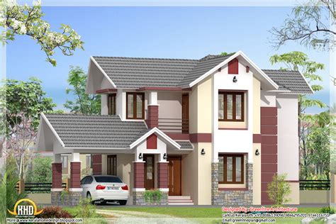 Modern 3 bedroom Kerala home elevation - 1680 sq.ft. - Kerala Home ...