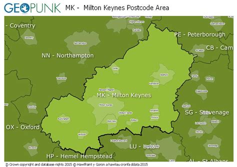 MK Milton Keynes Postcode Area