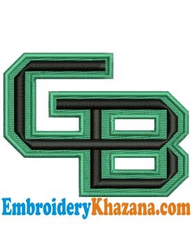 Green Bay Phoenix Logo Embroidery Design | NCAA Green Bay Embroidery