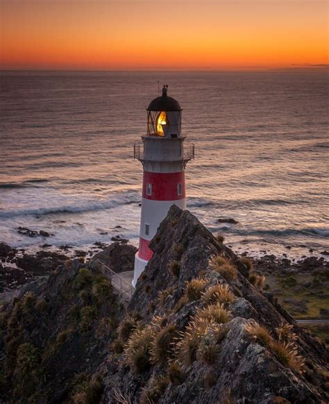 500px / Photo "Cape Palliser lighthouse" by Sean Comber | Lighthouse, Ocean scenes, Palliser