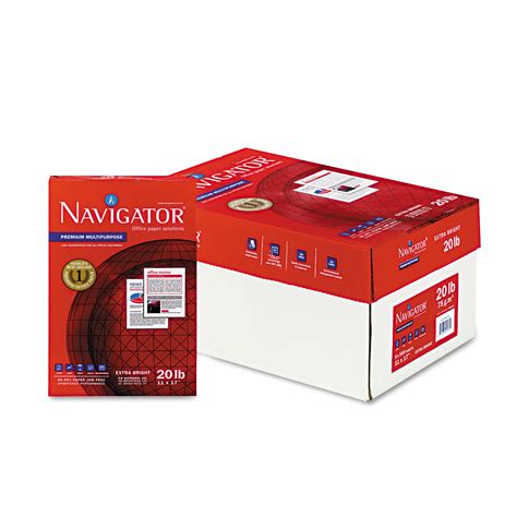 Navigator Premium Multipurpose Copy Paper, 97 Bright, 20lb, 11 x 17 ...