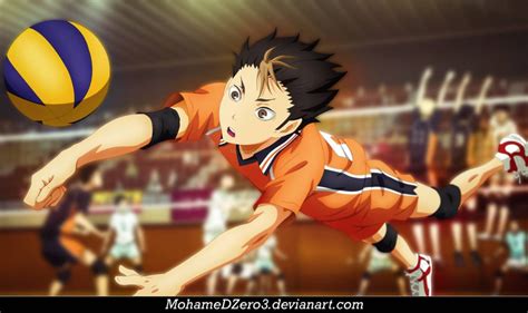 Nishinoya fanart by MohameDZero3 on DeviantArt | Haikyuu nishinoya ...