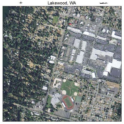 Aerial Photography Map of Lakewood, WA Washington