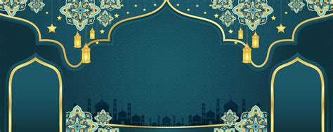 Islamic ornament template for background, banner, poster, cover design, envelope, social media ...