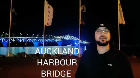 Auckland Harbour Bridge Night View | Travel Vlog New Zealand | Auckland ...