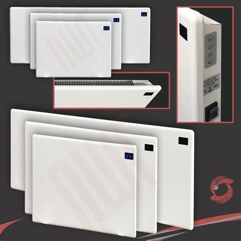 "NOVA LIVE R" Slimline Efficient Wall Electric Panel Heaters Convector Radiators | eBay