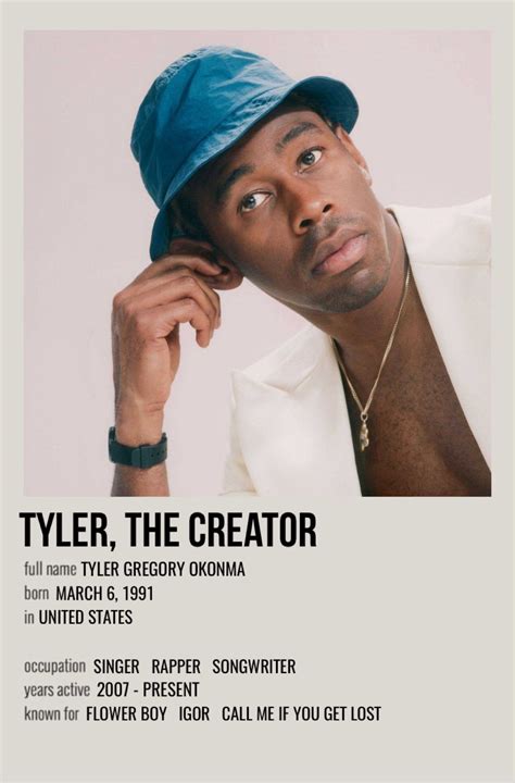 tyler, the creator | Music poster ideas, Music poster design, Film ...