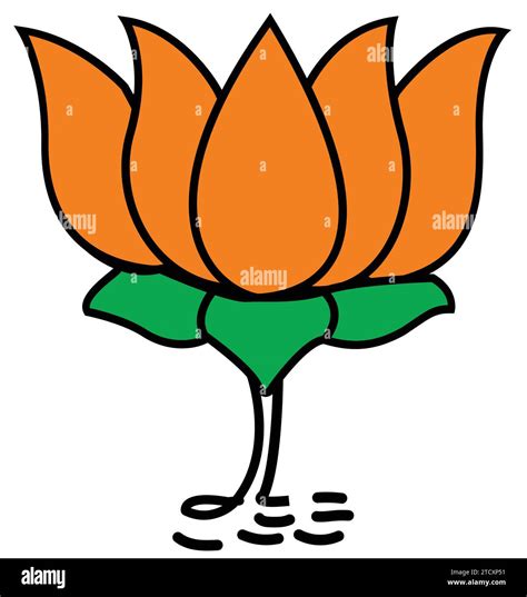 Lotus Flower Symbol |Political party sign| BJP Banner background ...