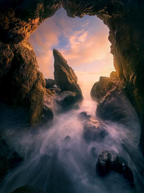 Glow Cave (2011) | Washington Coast | Marc Adamus Photography