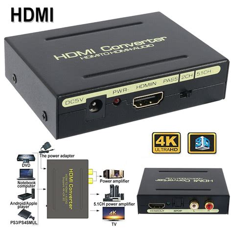 Wholesale Multi-functional Audio Splitter Hdmi-compatible To Hdmi ...