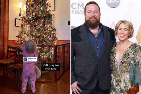 Erin Napier Asks Fans to 'Pray' for Her Christmas Tree as Baby Daughter Mae Tries to Get Close