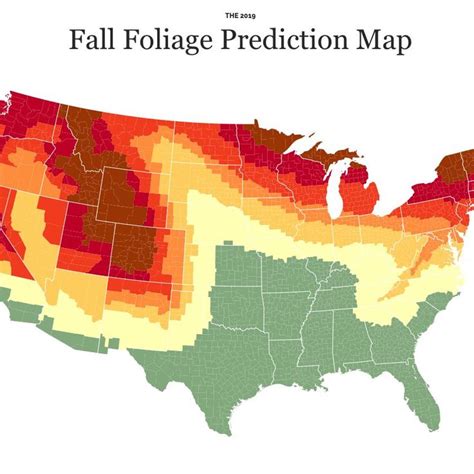 This Fall Foliage Map Predicts When the Leaves Will Change