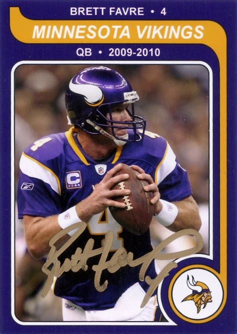 Minnesota Sports Autograph Project: BRETT FAVRE