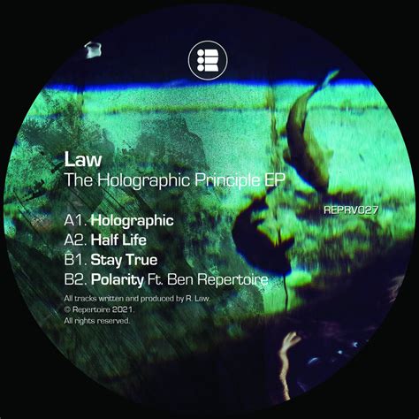 The Holographic Principle EP | Law | Repertoire