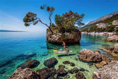 Brela, Makarska riviera, Croatia : europe