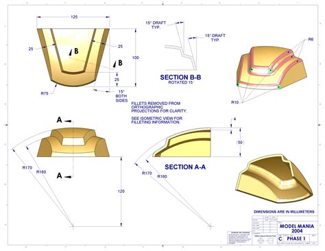 Dibujo cad, Diseño mecanico, Técnicas de dibujo