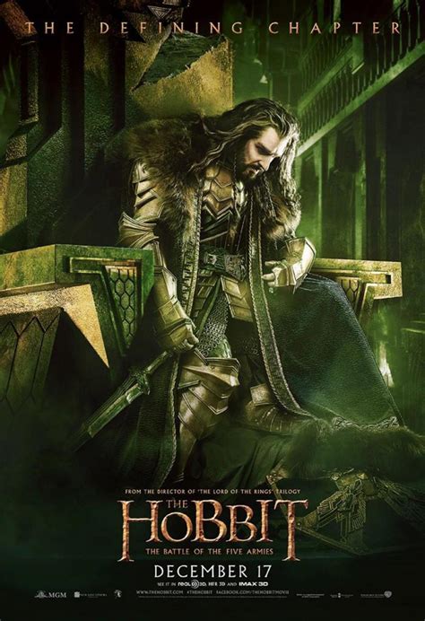 More The Hobbit: The Battle of the Five Armies Posters Released