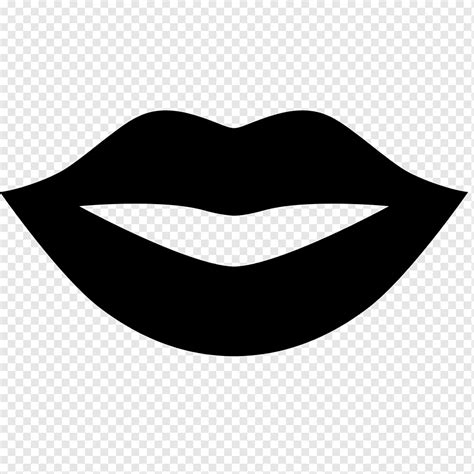 Black lips, Lip Symbol Computer Icons Mouth, lips, angle, people, logo png | PNGWing