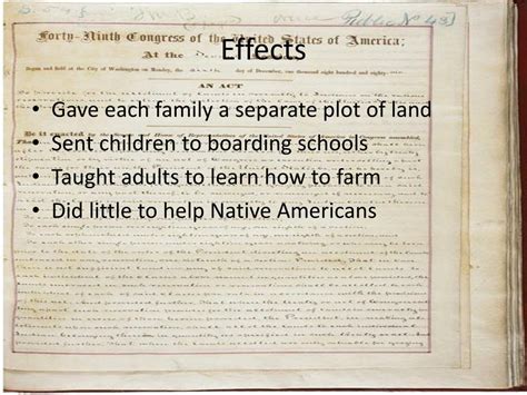 PPT - The Dawes Act 1887 PowerPoint Presentation, free download - ID ...