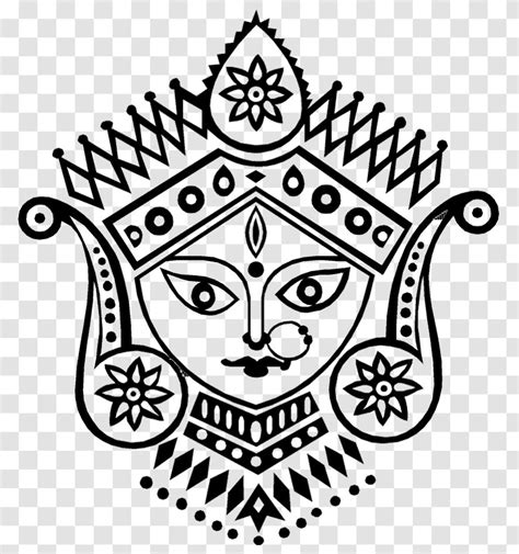 Durga Puja Ganesha How To Draw Drawing - Symmetry Transparent PNG