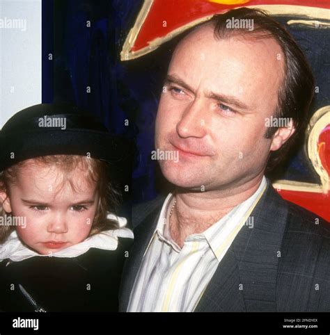 Phil Collins and daughter 1991 Photo By John Barrett/PHOTOlink Stock ...