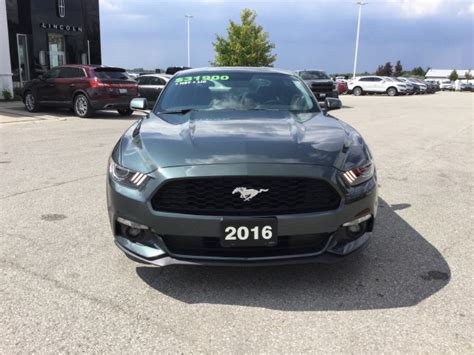 2016 Ford Mustang Premium Guard Metallic, 2.3L I4 16V GDI DOHC Turbo | Grogan Ford Lincoln