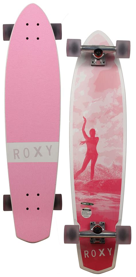 Roxy Flow Longboard Skateboard - Pink