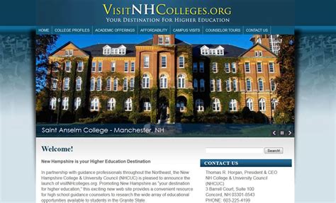 Visit NH Colleges | NH Web Design & Hosting