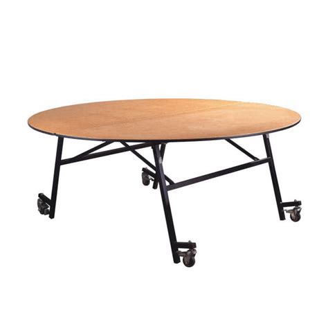 Round Folding Table With Wheels | Banquet Tables