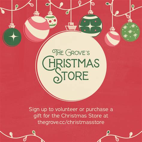 The Grove Christmas Store — The Grove Community Church | Riverside, CA