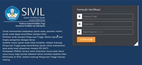 Cara Cek Nomor Ijazah S1 Dikti via SIVIL, Melihat Keabsahan Ijazah Anda ...