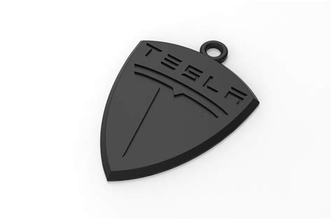 STL file TESLA KEYCHAIN STL・Model to download and 3D print・Cults