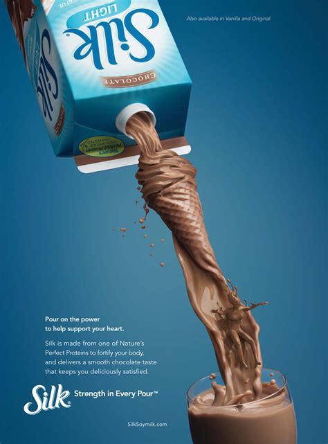 Silk Soymilk Print Advert By Leo Burnett: Strength in Every Pour | Ads of the World™