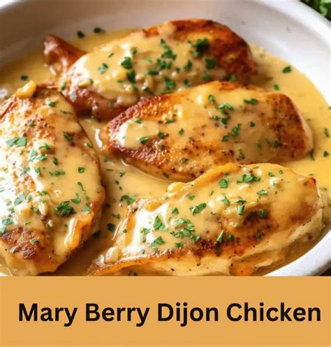 Mary Berry Dijon Chicken Recipe 🍗 | Savory Cooking Ideas