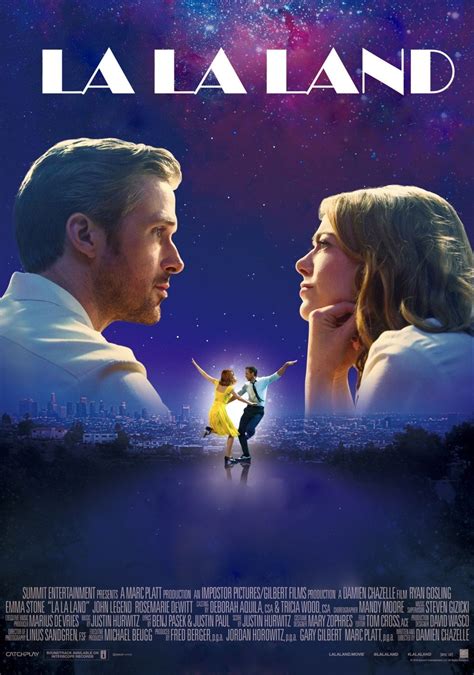 La La Land 2016 Ryan Gosling Emma Stone Poster 13x20" 24x36" 27x40" silk print