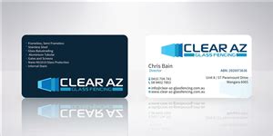 Glass Business Cards | 204 Custom Glass Business Card Designs