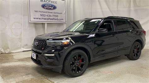 Black 2020 Ford Explorer ST Review - MacPhee Ford - YouTube