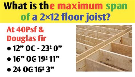 19+ 2X12 Floor Joist Span Chart - KahloKarlina