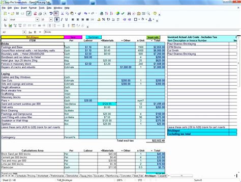 9 Project Estimation Excel Template - Excel Templates