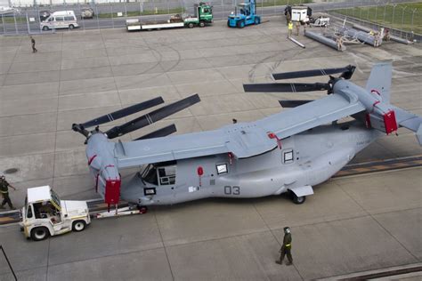 MV-22 Osprey all folded up for sea transport [5184x3456] : MilitaryPorn