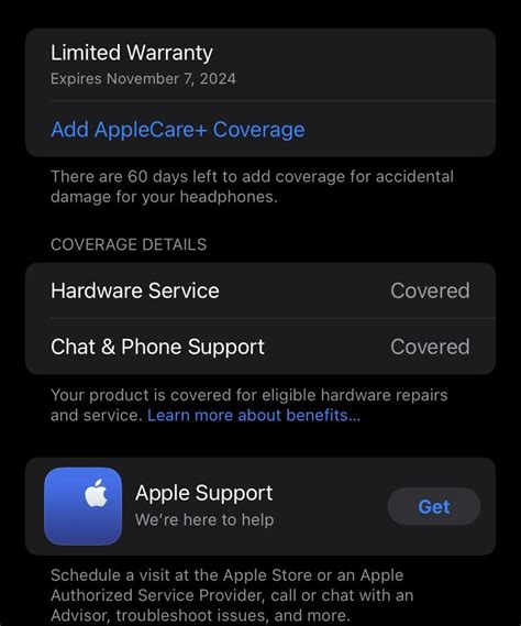 Is limited warranty like apple care? : r/airpods